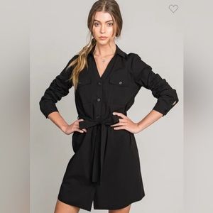 Vera Wang Button Up Long Sleeved Dress NWOT XS